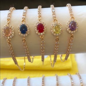 18k gold filled adjustable bracelet